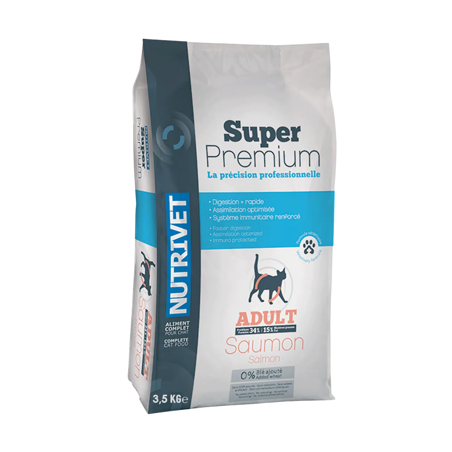 Nutrivet Super Premium adult cat with salmon