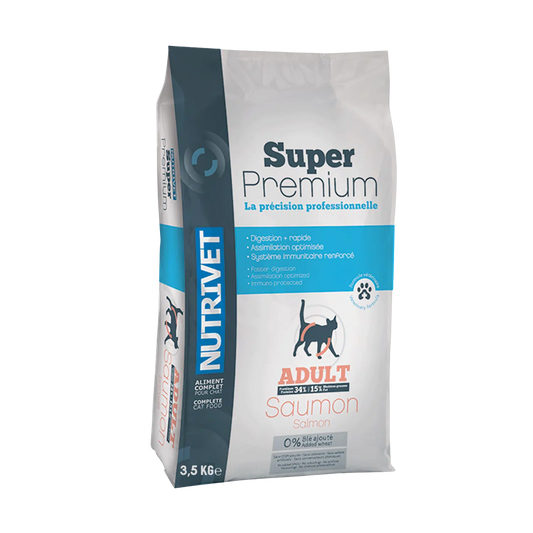 Nutrivet Super Premium adult cat with salmon