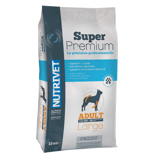 Nutrivet Super Premium large adult dog 15KG 