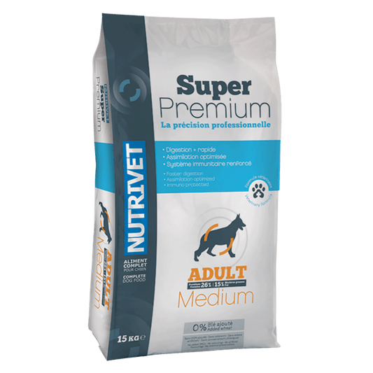 Nutrivet Super Premium medium adult dog 15KG