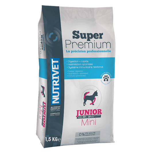 Nutrivet Super Premium junior dog medium 