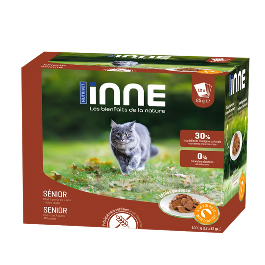 Freshness sachets for senior cats with poultry 